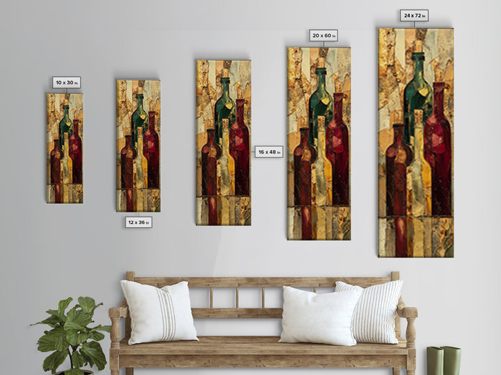 Corkscrew and Corks on Rustic Wood Framed Canvas Print, Winery Art, Wall Art Print, Winery Decor, Fine Art, Vineyard, WIN-1x3-64