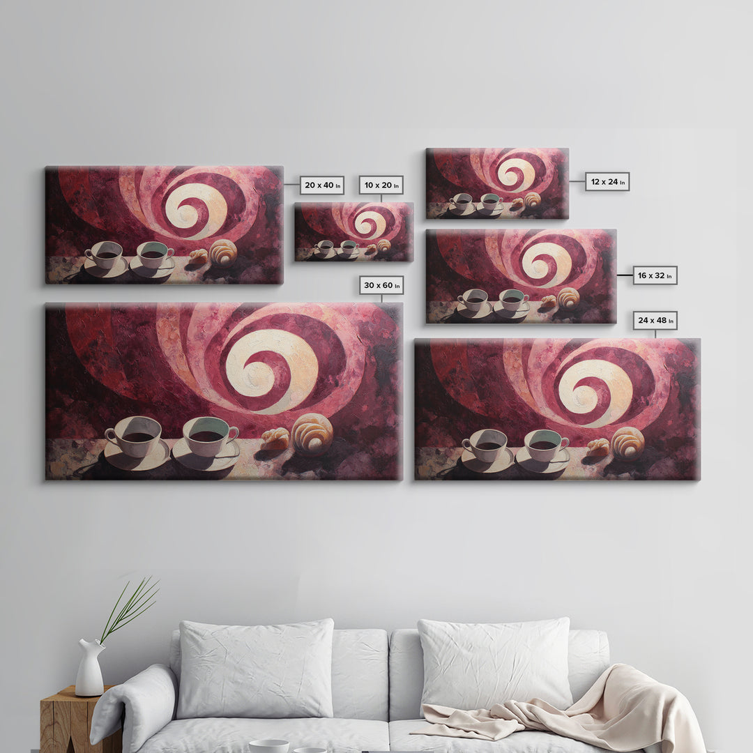 Red Wine Swirl Abstract Framed Canvas Print, Winery Art, Wall Art Print, Winery Decor, Abstract Art, Vineyard, Gallery Decor, WIN-2x1-99