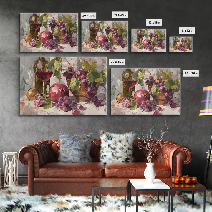 Red Wine Swirl Abstract Canvas Print, Winery Art, Modern Decor, Winery Decor, Abstract Art, Vineyard, Wall Decor, Painting, WIN-3x2-11