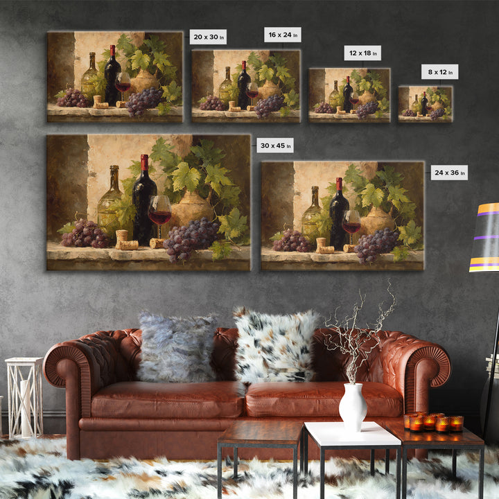 Corks Arranged as Geometric Pattern Canvas Print, Winery Art, Farmhouse Decor, Winery Decor, Abstract Art, Vineyard, Bar Art, WIN-3x2-22