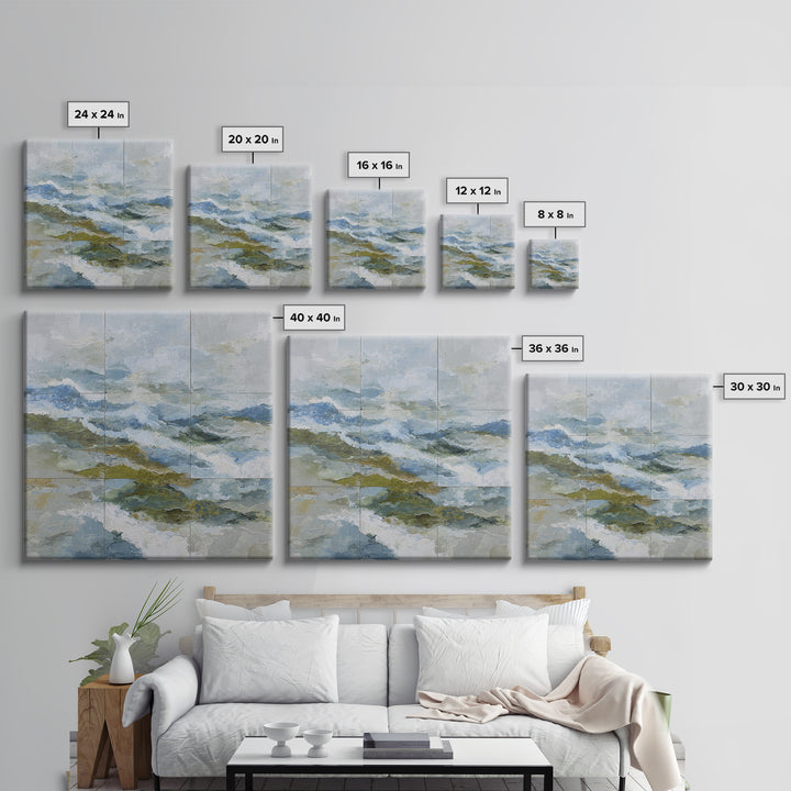 Large Cloudscape with Hopeful Light Framed Canvas Print, Waiting Room Art, Gallery Wall Art, Waiting Room Decor, Fine Art, Calm, WRA-1x1-64