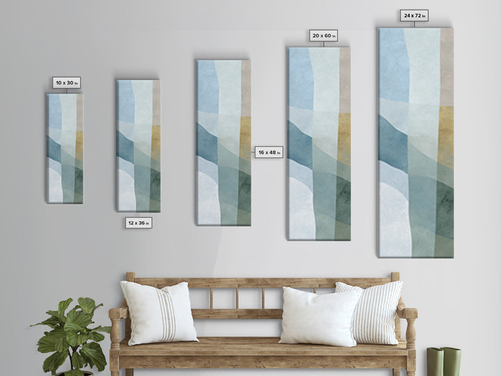 Minimal Geometric Composition Canvas Print, Waiting Room Art, Room Decor, Waiting Room Decor, Fine Art, Calm, Bedroom Decor, WRA-1x3-17