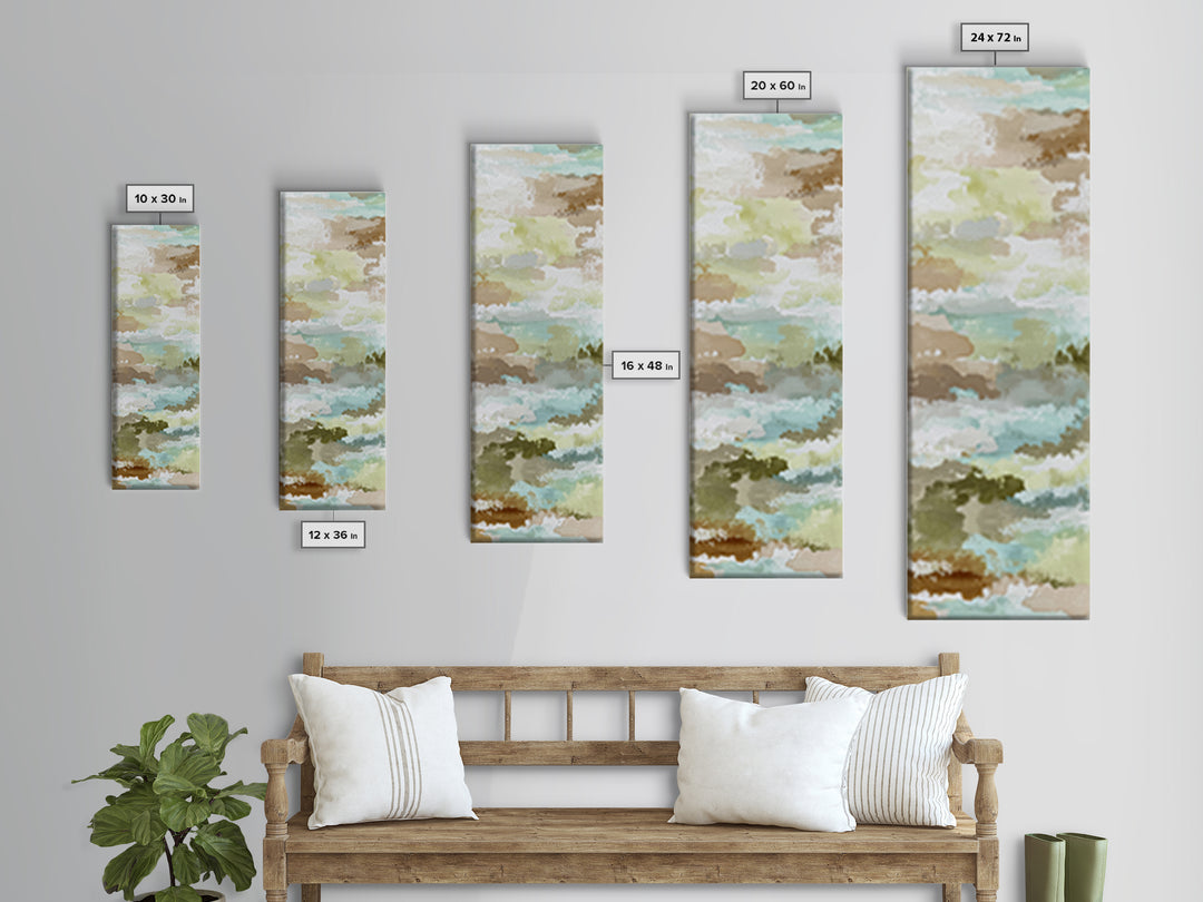 Warm Desert Sunrise Canvas Print, Waiting Room Art, Therapy Office Decor, Waiting Room Decor, Fine Art, Calm, Art Print, WRA-1x3-49