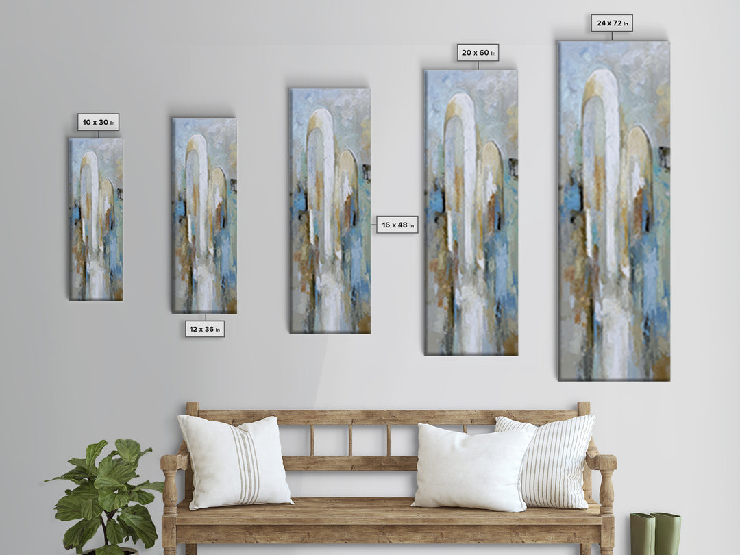 Modern Neutral Arch Abstraction Canvas Print, Waiting Room Art, Neutral Decor, Waiting Room Decor, Abstract Art, Calm, WRA-1x3-9