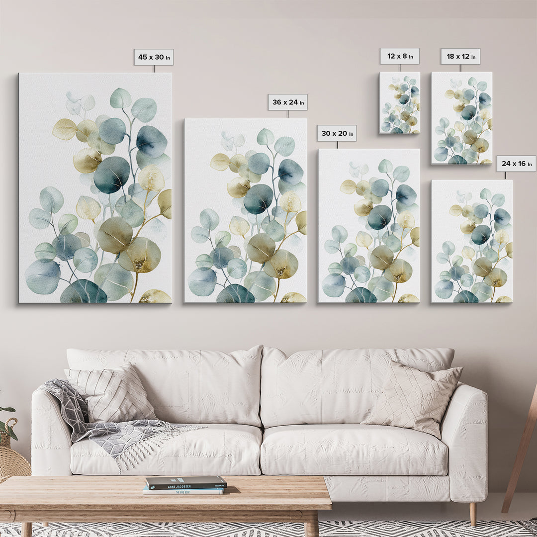 Neutral Botanical Branch Canvas Print, Waiting Room Art, Photography Print, Waiting Room Decor, Calm, Minimalist Decor, WRA-2x3-11