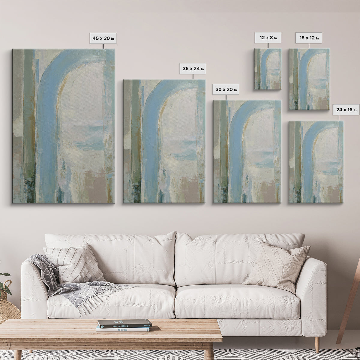 Modern Neutral Arch Abstraction Canvas Print, Waiting Room Art, Home Decor, Waiting Room Decor, Abstract Art, Calm, Modern Art, WRA-2x3-5