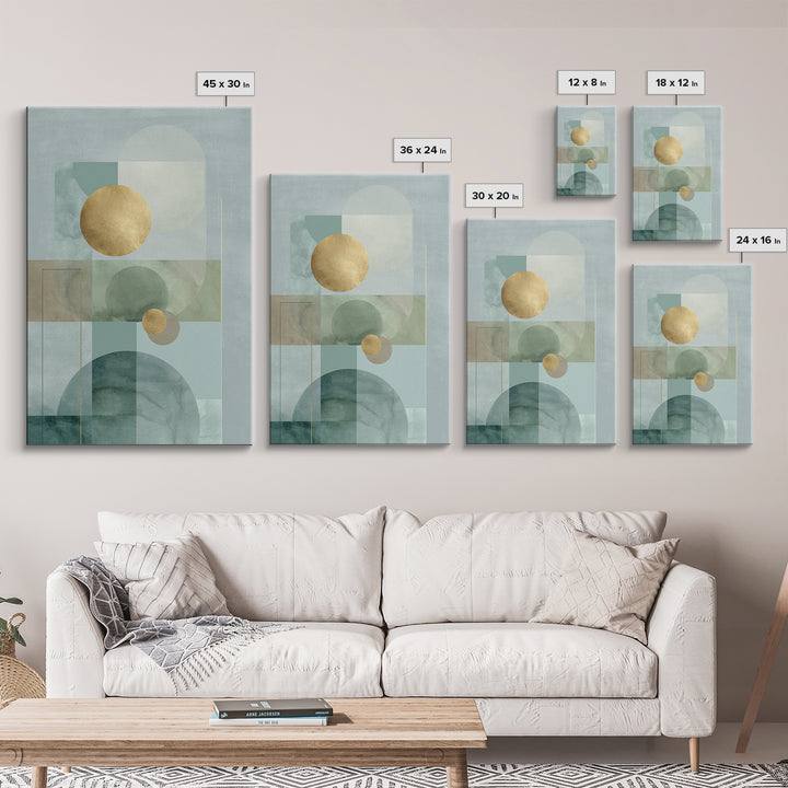 Minimal Geometric Composition Canvas Print, Waiting Room Art, Printable Art, Waiting Room Decor, Calm, Digital Art Print, WRA-2x3-61