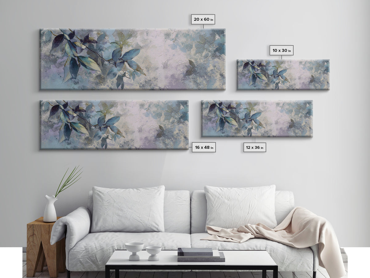 Soft Lavender Botanical Still Life Canvas Print, Waiting Room Art, Photography Print, Waiting Room Decor, Fine Art, Calm, WRA-3x1-36