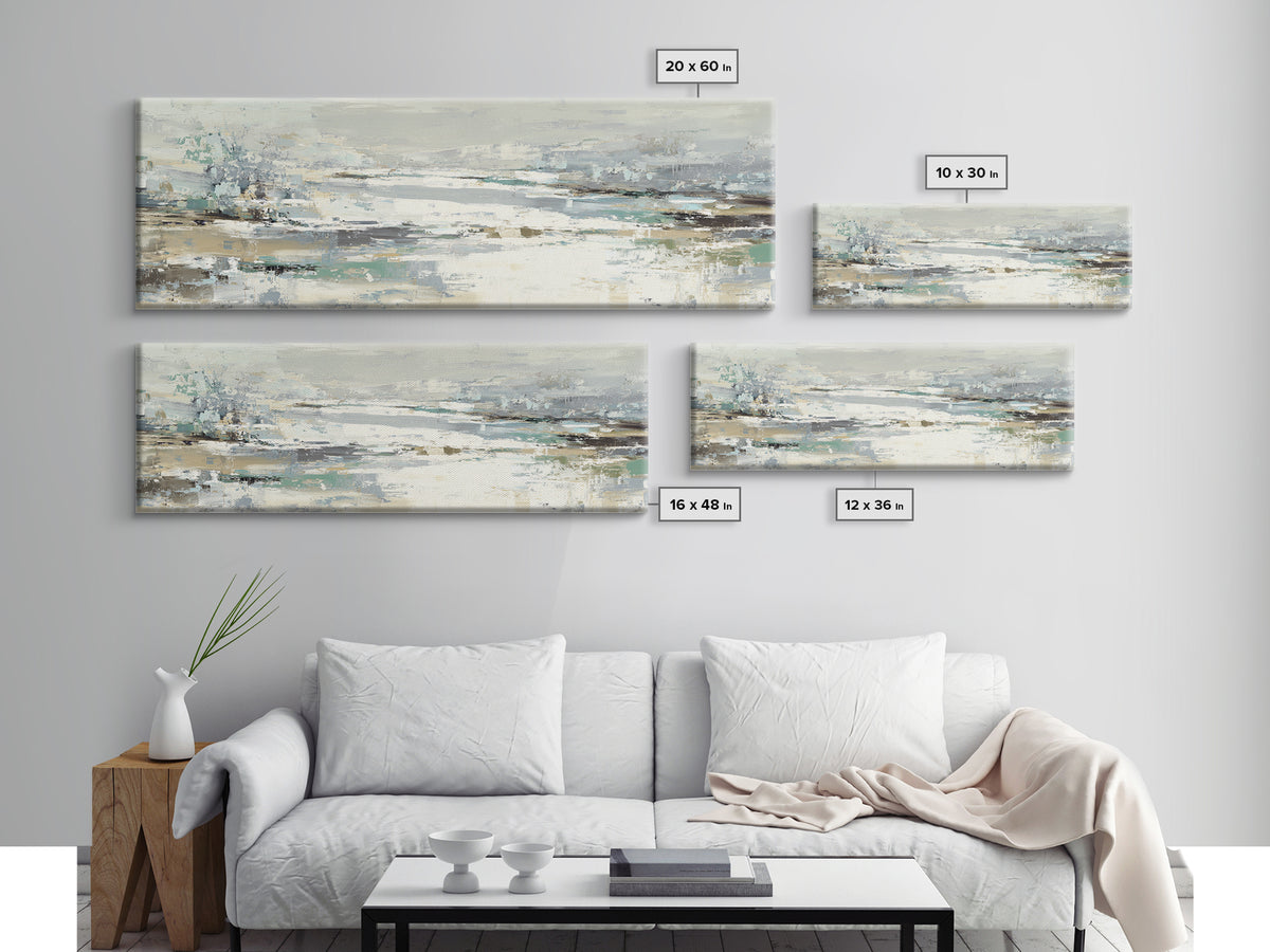 Modern Neutral Arch Abstraction Canvas Print, Waiting Room Art, Dental Wall Art, Waiting Room Decor, Abstract Art, Calm, WRA-3x1-61