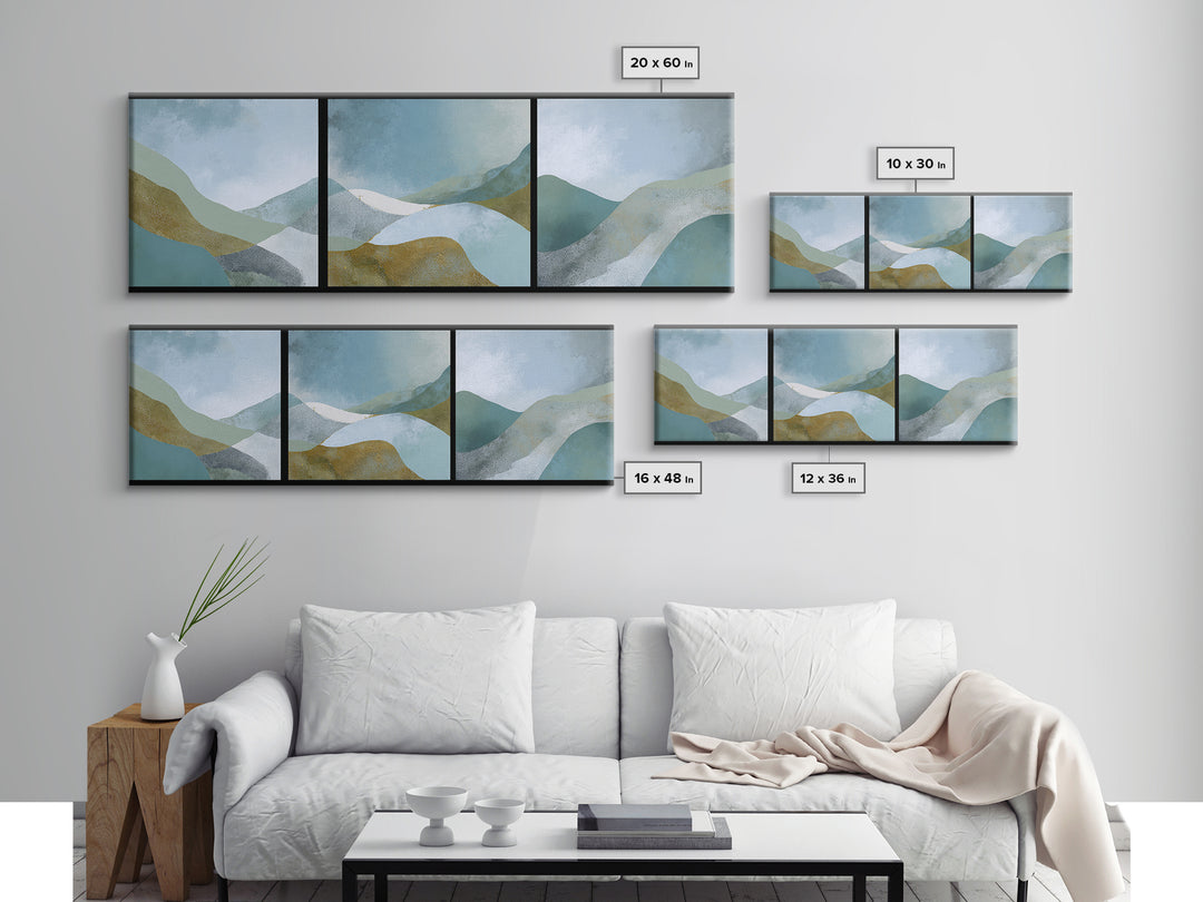 Modern Neutral Arch Abstraction Canvas Print, Waiting Room Art, Dental Wall Art, Waiting Room Decor, Abstract Art, Calm, WRA-3x1-85