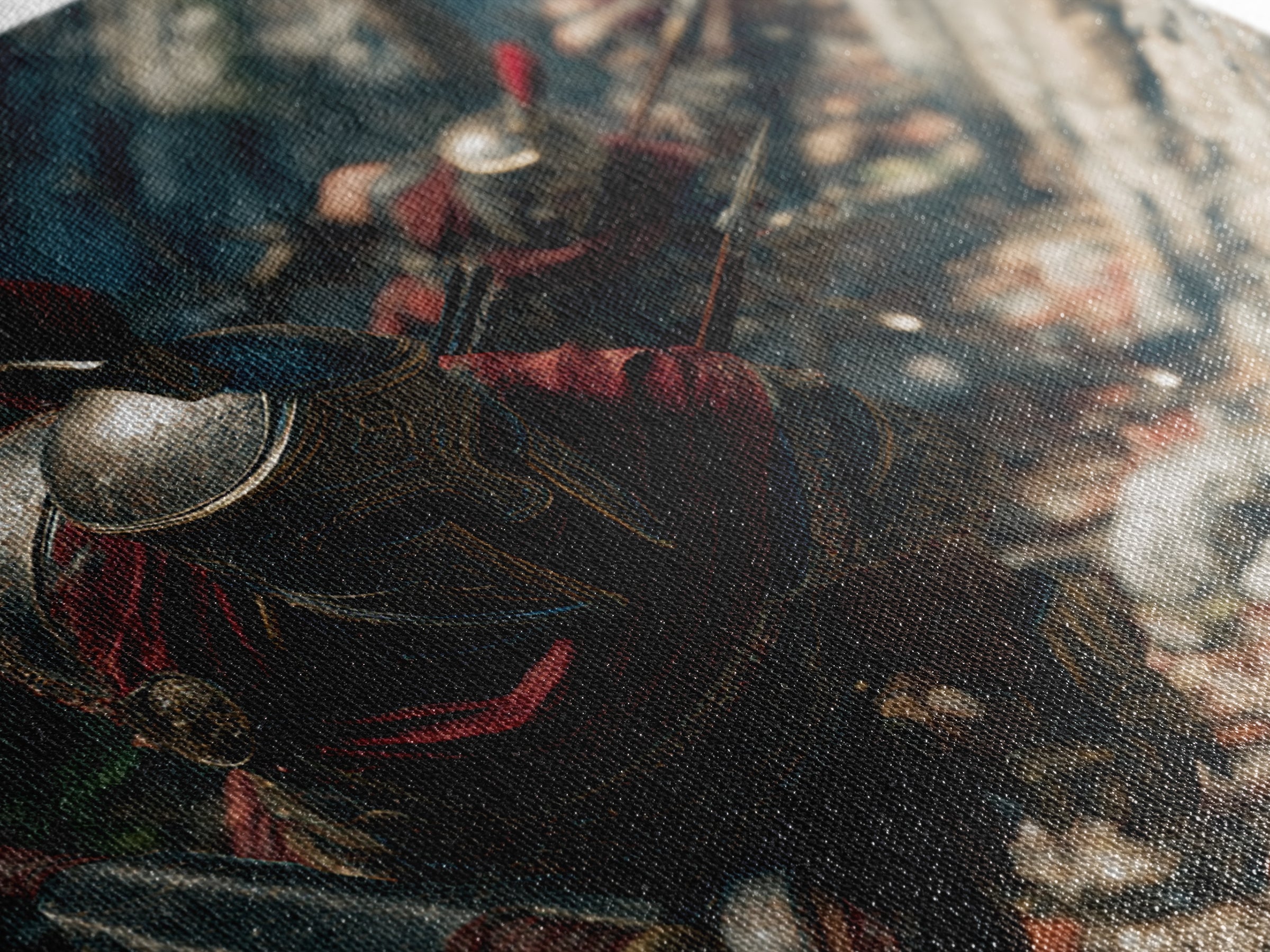 Spartan Warriors Climbing Rocky Pass Framed Canvas Print, Ancient Greek Wall Art, Roman Soldier Decor, History Gift, Fine Art