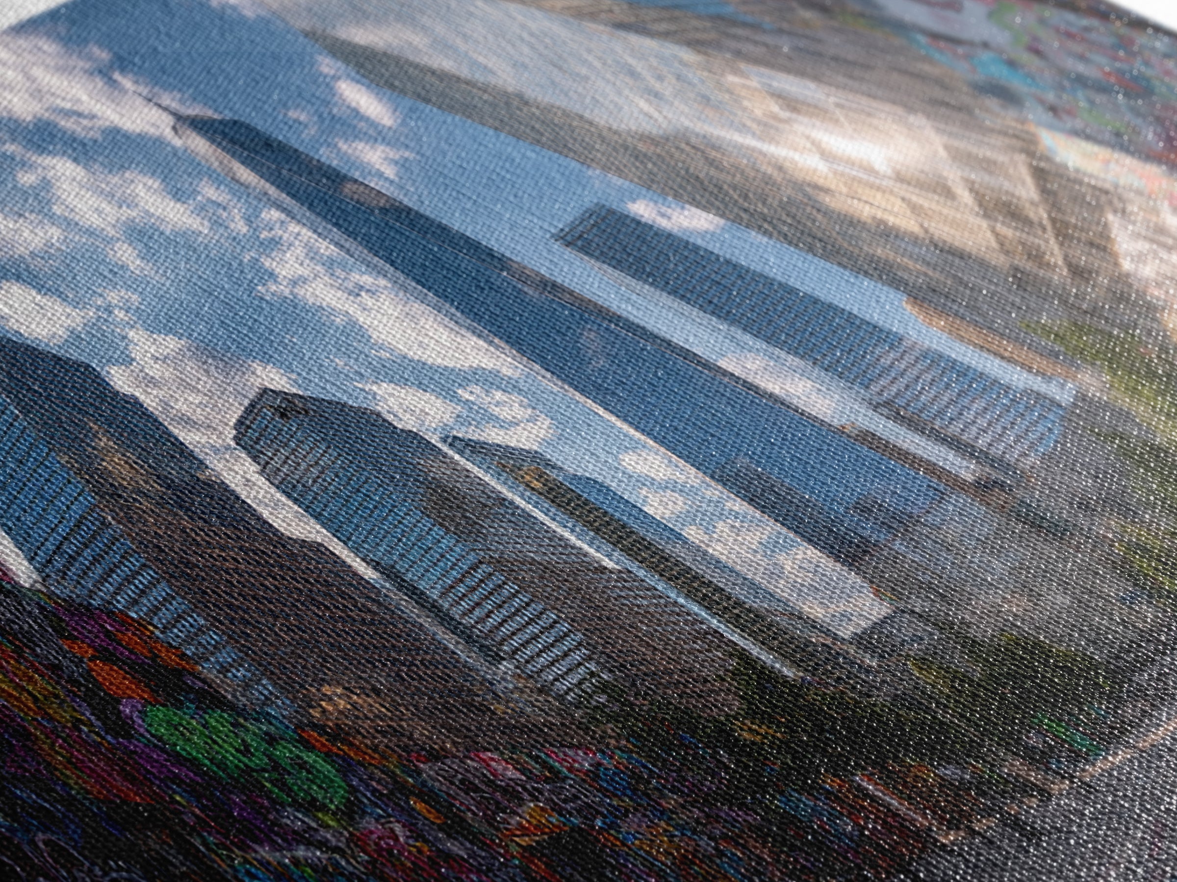 New York City Graffiti Skyline Wall Art, Urban Street Art Canvas Print, Modern Office Decor, Large Living Room Wall Decor