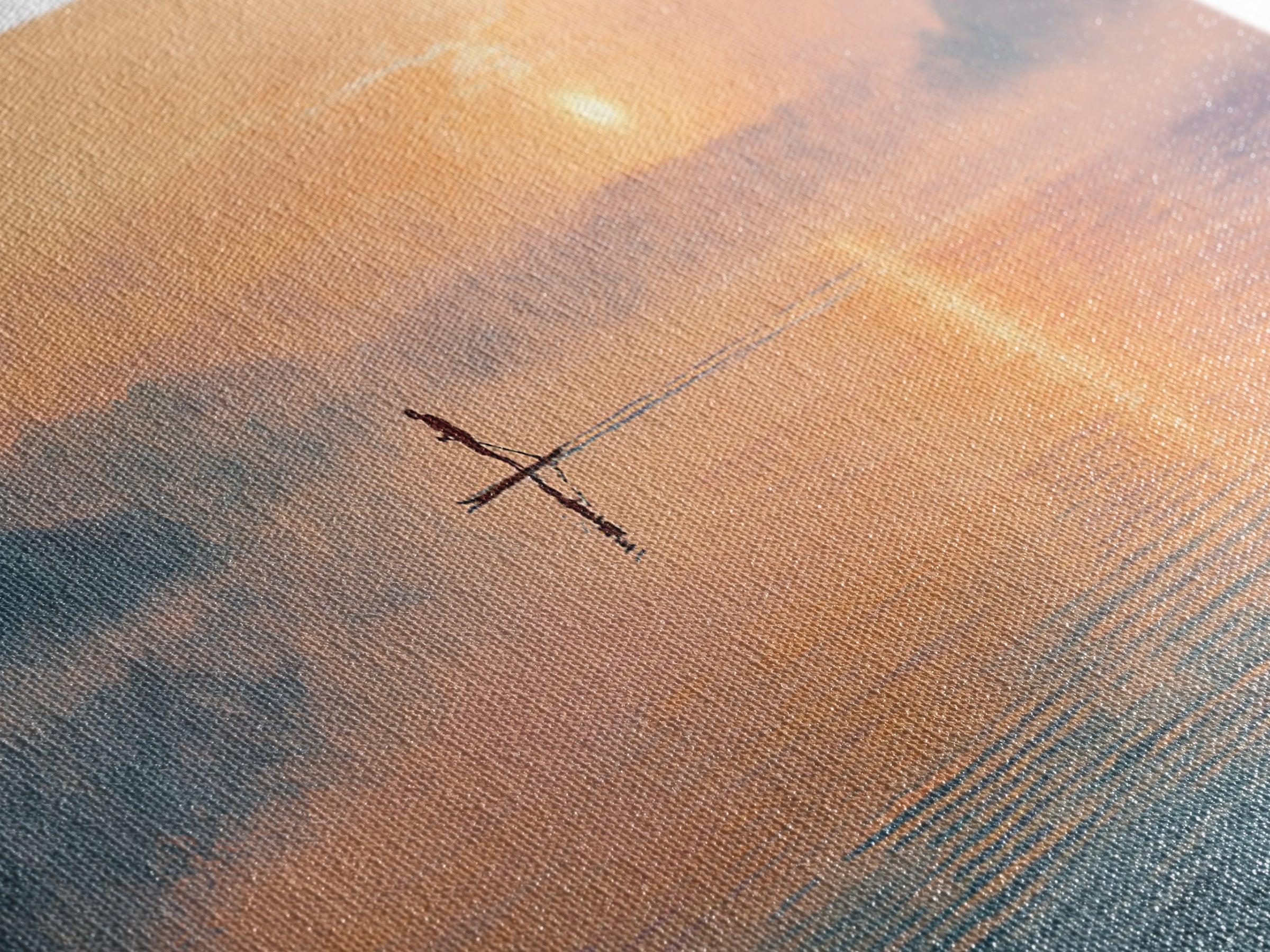 Minimal Paddleboarder On Misty Sunrise Lake Canvas Print, Calming Wall Art, Coastal Decor, Minimalist Landscape Art, Bedroom Decor