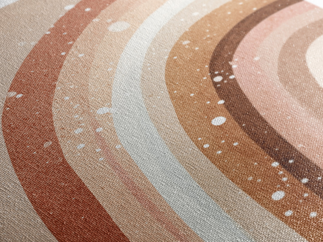 Boho Terracotta Rainbow Wall Art, Neutral Abstract Print, Earth Tone Decor, Nursery Wall Art, Minimalist Home Decor Gift