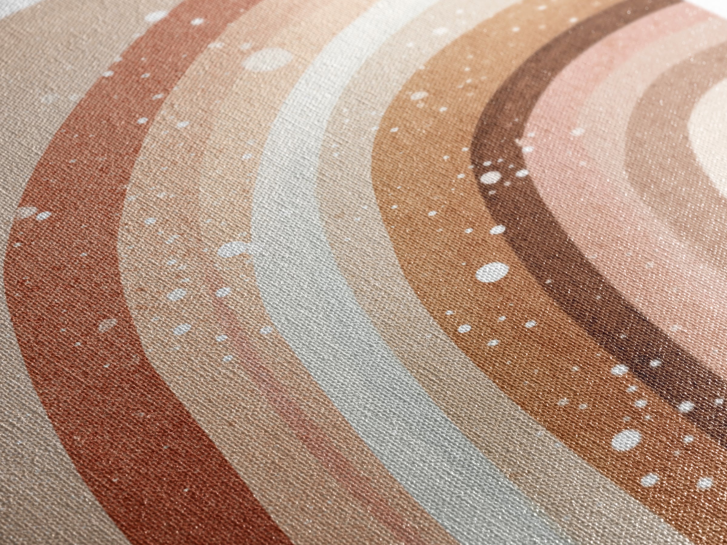 Boho Terracotta Rainbow Wall Art, Neutral Abstract Print, Earth Tone Decor, Nursery Wall Art, Minimalist Home Decor Gift