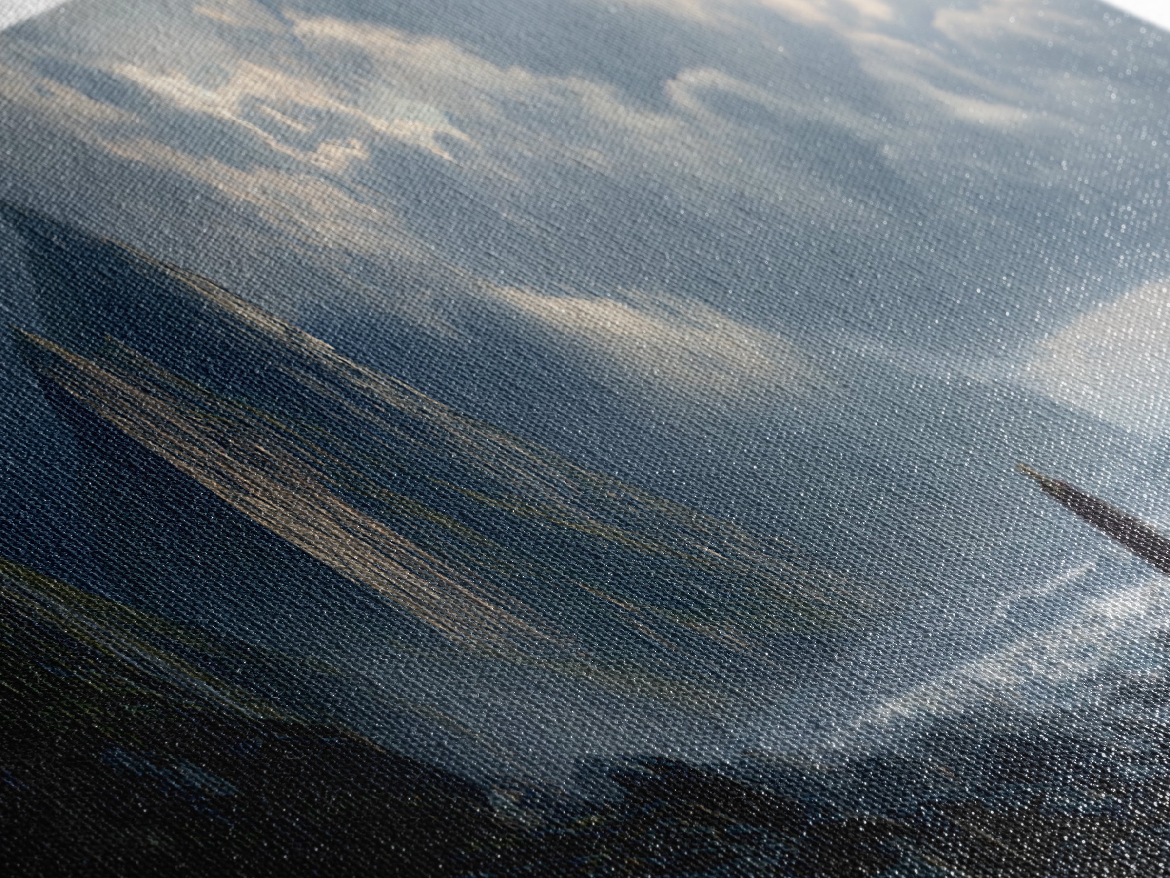 Cloaked Figure On Stormy Cliff Wall Art, Epic Coastal Fantasy Canvas Print, Moody Seascape, Dramatic Landscape Decor, Living Room Art