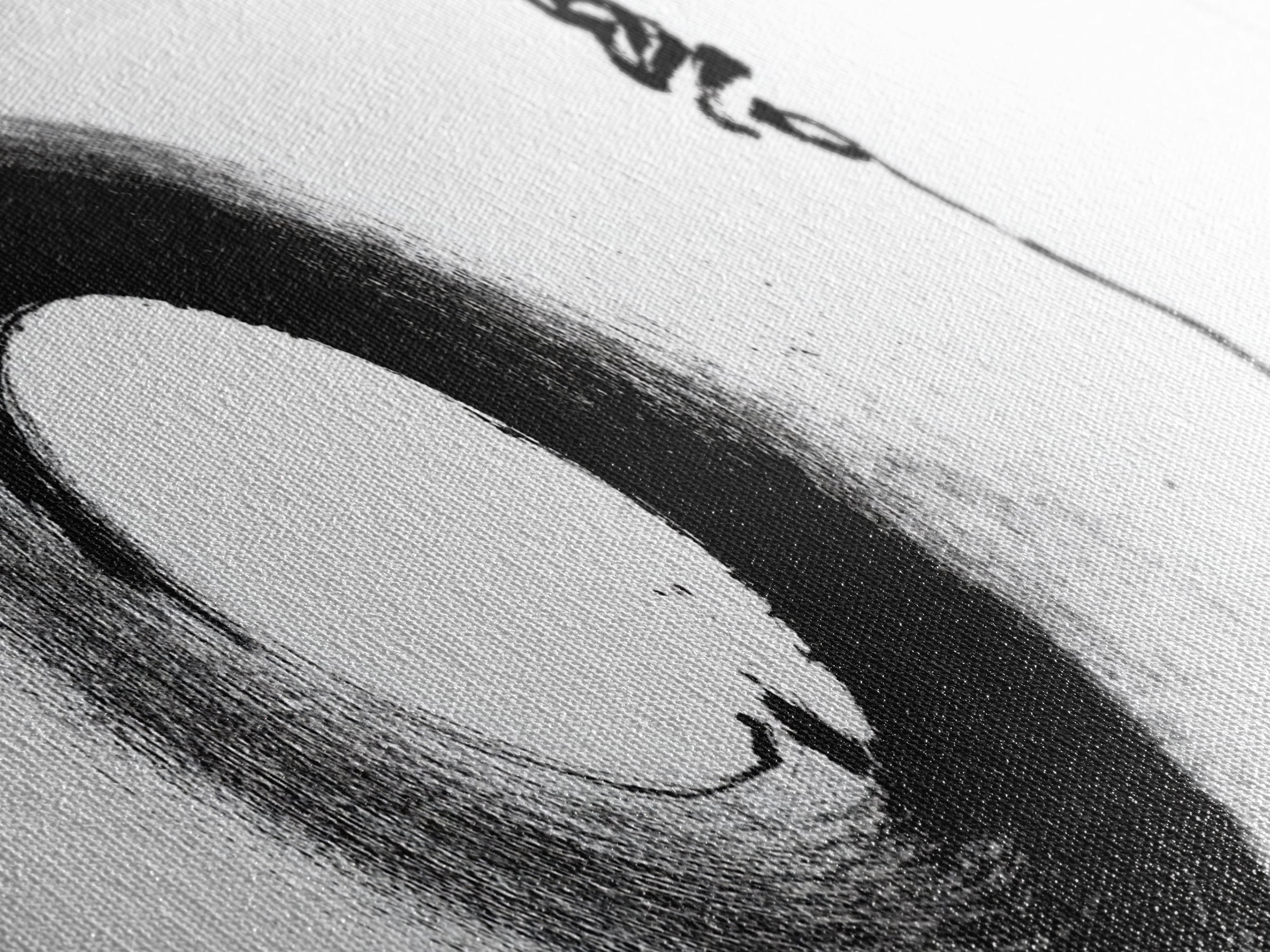 Zen Enso Circle Ink Brush Wall Art, Minimalist Japanese Calligraphy, Black And White Art, Japandi Meditation Home Decor