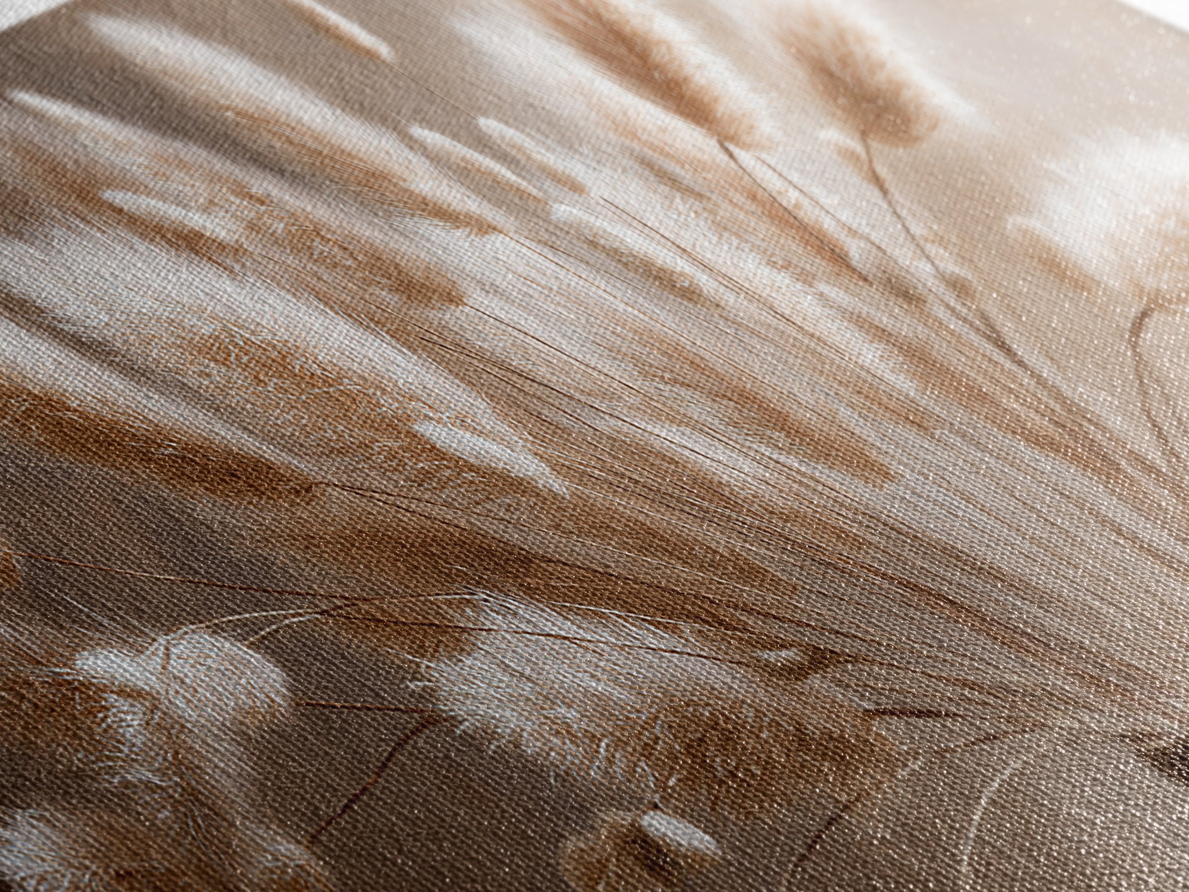 Soft Pampas Grass Plumes Wall Art, Minimalist Neutral Canvas Print, Boho Bedroom Decor, Wabi Sabi Living Room Gift For Her