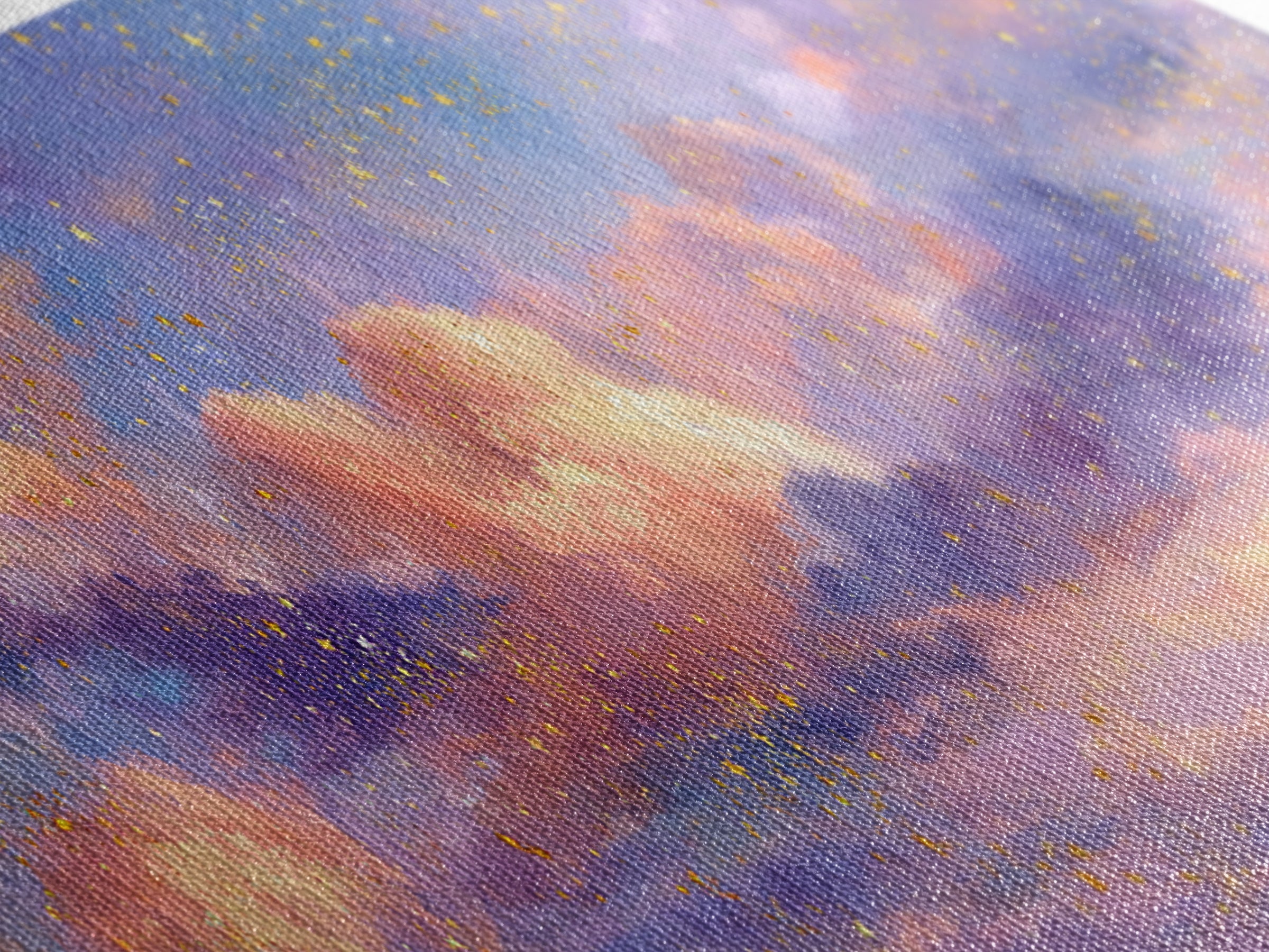 Pastel Pink Cloud Canvas Print, Dreamy Sunset Sky Painting, Celestial Wall Decor, Soft Aesthetic Bedroom Art, Modern Home Decor Gift