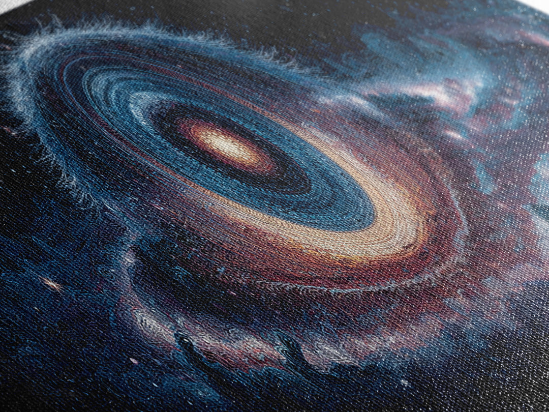 Cosmic Eye Black Hole Galaxy Wall Art, Celestial Canvas Print, Astronomy Decor, Space Wall Decor, Sci Fi Art Print, Home Decor