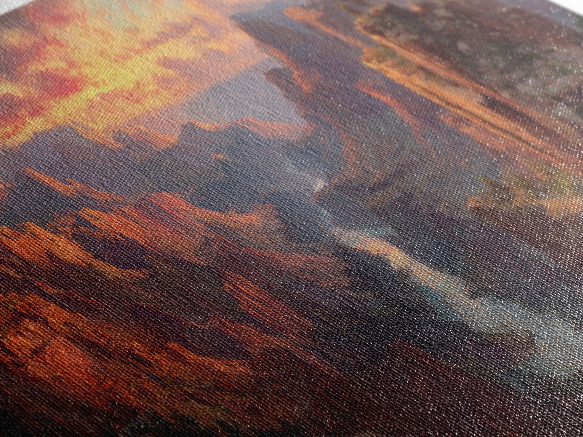Grand Canyon River Sunset Wall Art, Panoramic Canvas Print, Southwest Landscape Decor, Large Desert Art For Living Room Decor