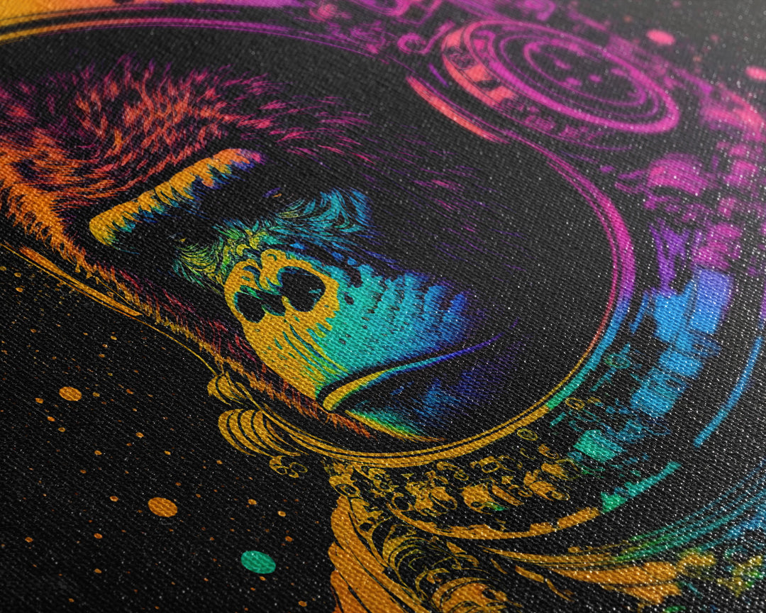 Space Ape, To The Moon Art, Framed Canvas Print, NFT Style Wall Art