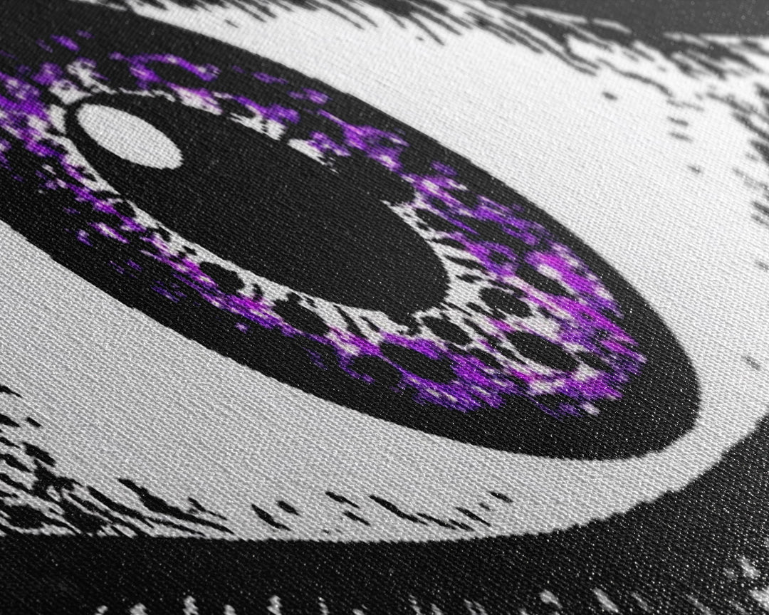 Big Eye Art, Line Art Print, Canvas Print, Eye Canvas Art, Eye Art Original, Framed Art Print, Wall Decor, Panoramic, Wall Art, Canvas Print