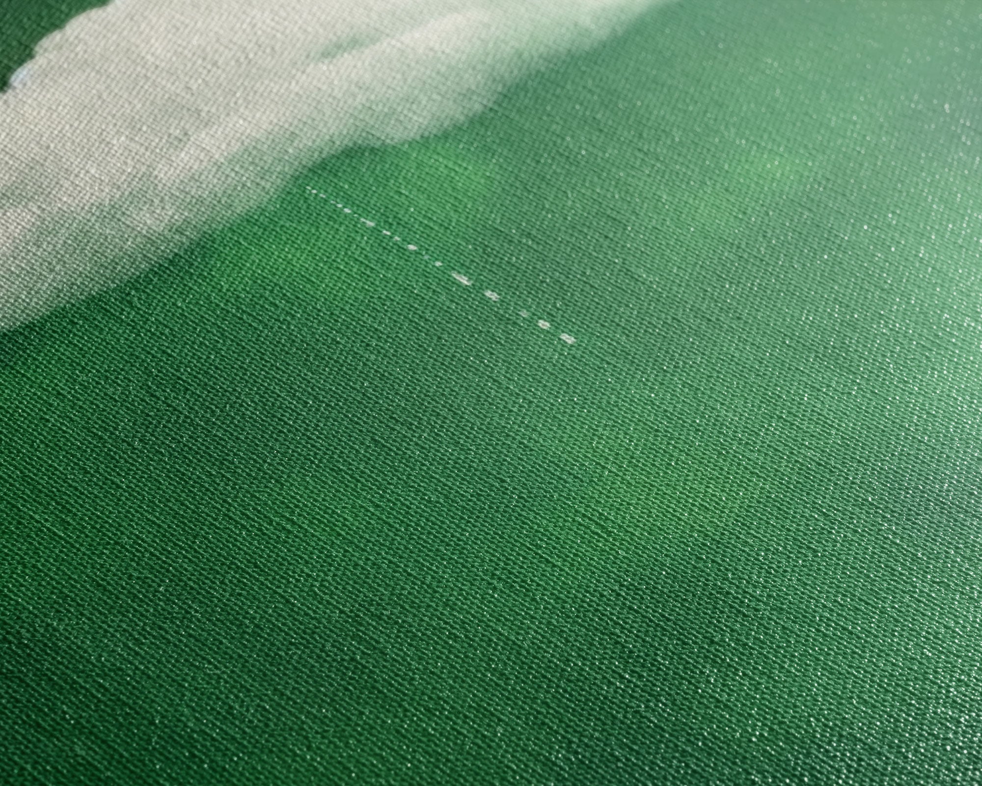 Dark Green Rain Cloud Wall Art, Framed Canvas Or Poster Print, Abstract Art Print, Minimalist Wall Decor, Maximalist Decor, Emerald Green