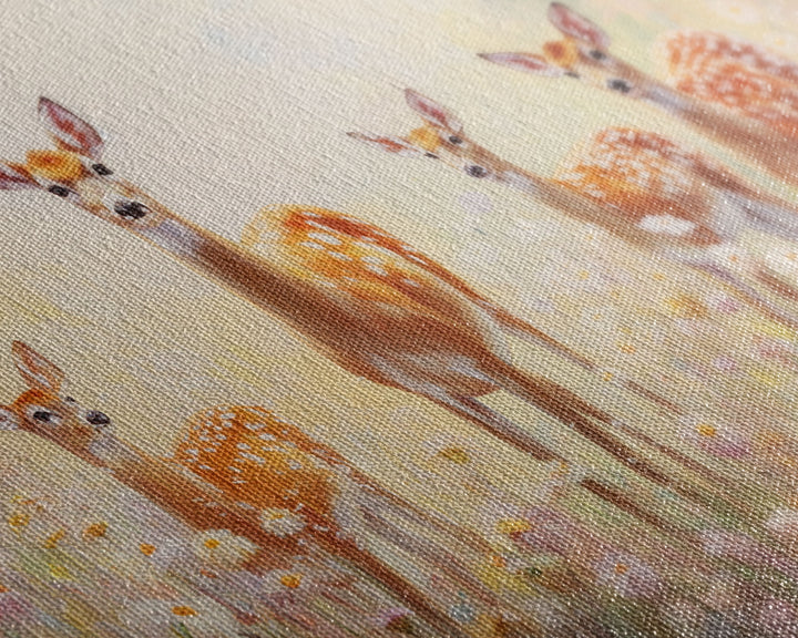 Deer Wall Art, Deer Art Print, Animal Wall Art, Panoramic Art, Wall Art, Canvas Art, Landscape Art, Southern Wall Art, Farmhouse Wall Decor