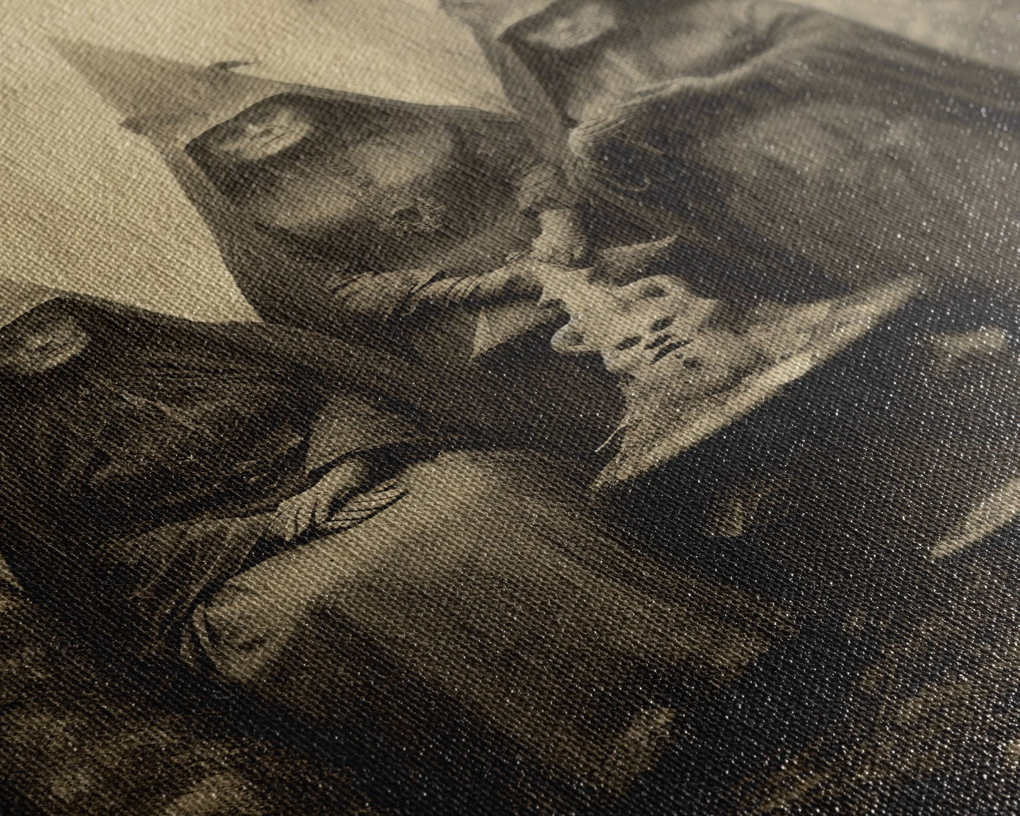 The Coven, Victorian Witches, Vintage Tintype Style Photograph, Framed Canvas Print, Gothic Wall Art, Dark Academia, Witch Art
