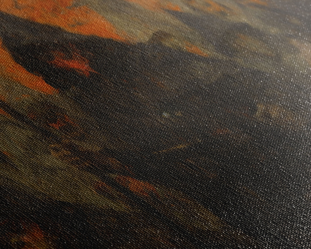 The Cult, Framed Canvas Print, Horror Prints, Halloween Art Print, Dark Academia, Spooky Halloween Art