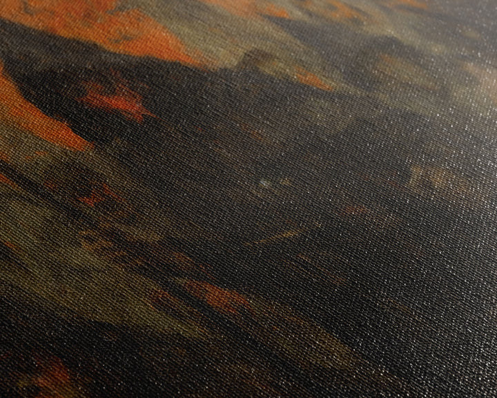 The Cult, Framed Canvas Print, Horror Prints, Halloween Art Print, Dark Academia, Spooky Halloween Art