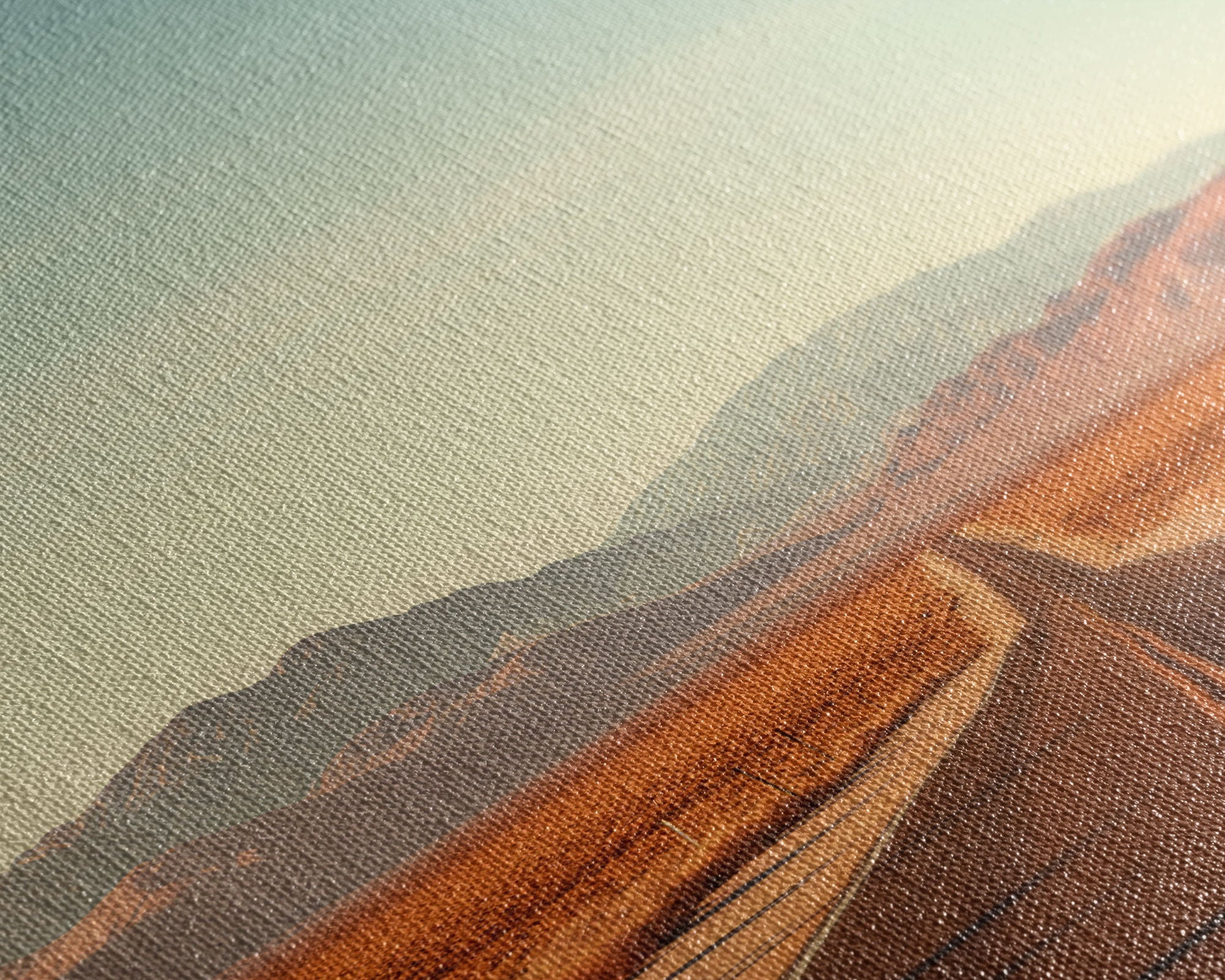 Desert Landscape, Desert Wall Art, Mountains Wall Art, Canvas Print, Wall Hanging, Portrait Art, Home Decor Prints, Office Wall Decor