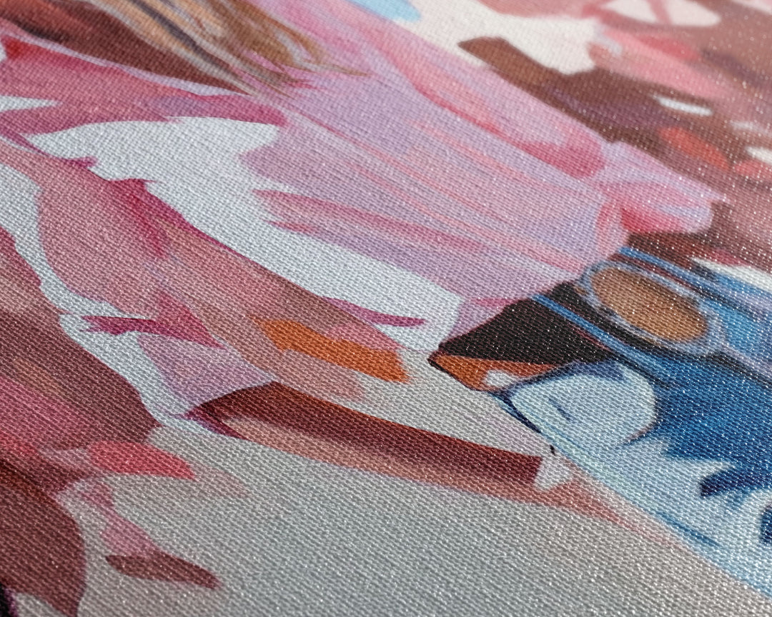 Framed Canvas Print autumnal trees vivid seasonal colors, calm landscape with nature scenery, farmhouse autumn or Christmas decor wall art