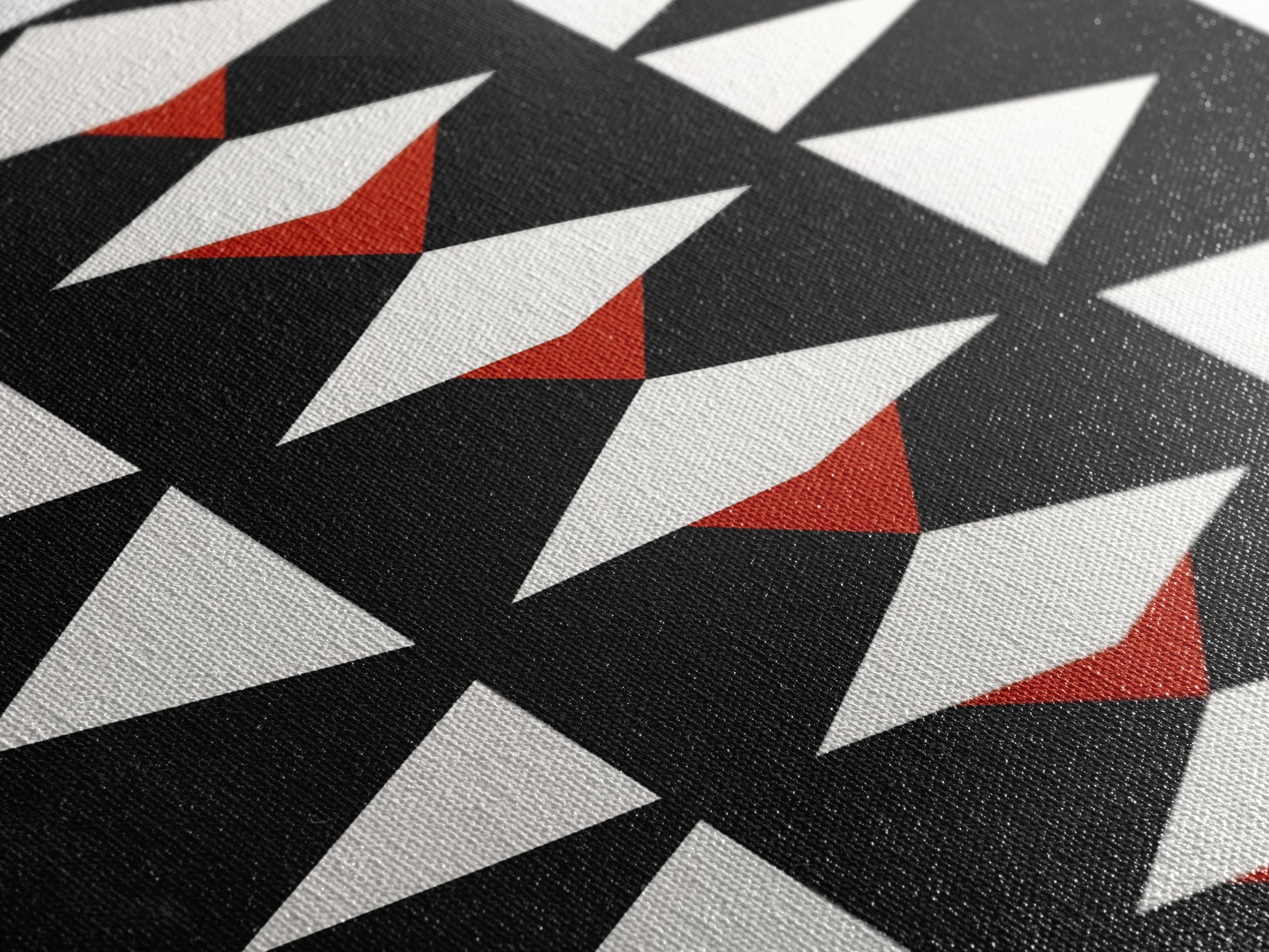 Arrow Panel Canvas Print, Boho Art, Wood Panel Canvas, Terracotta Art, Aztec Art, Retro Mid Century Modern Geometric Wall Art