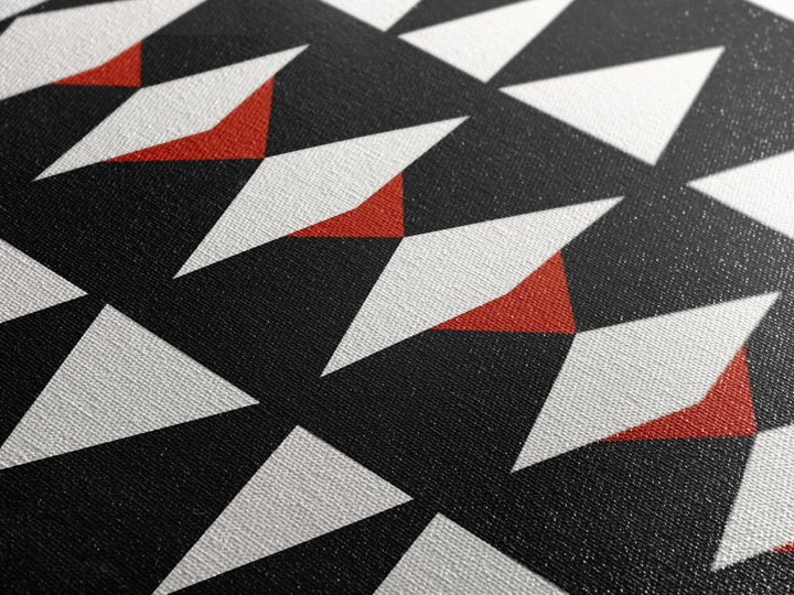 Arrow Panel Canvas Print, Boho Art, Wood Panel Canvas, Terracotta Art, Aztec Art, Retro Mid Century Modern Geometric Wall Art