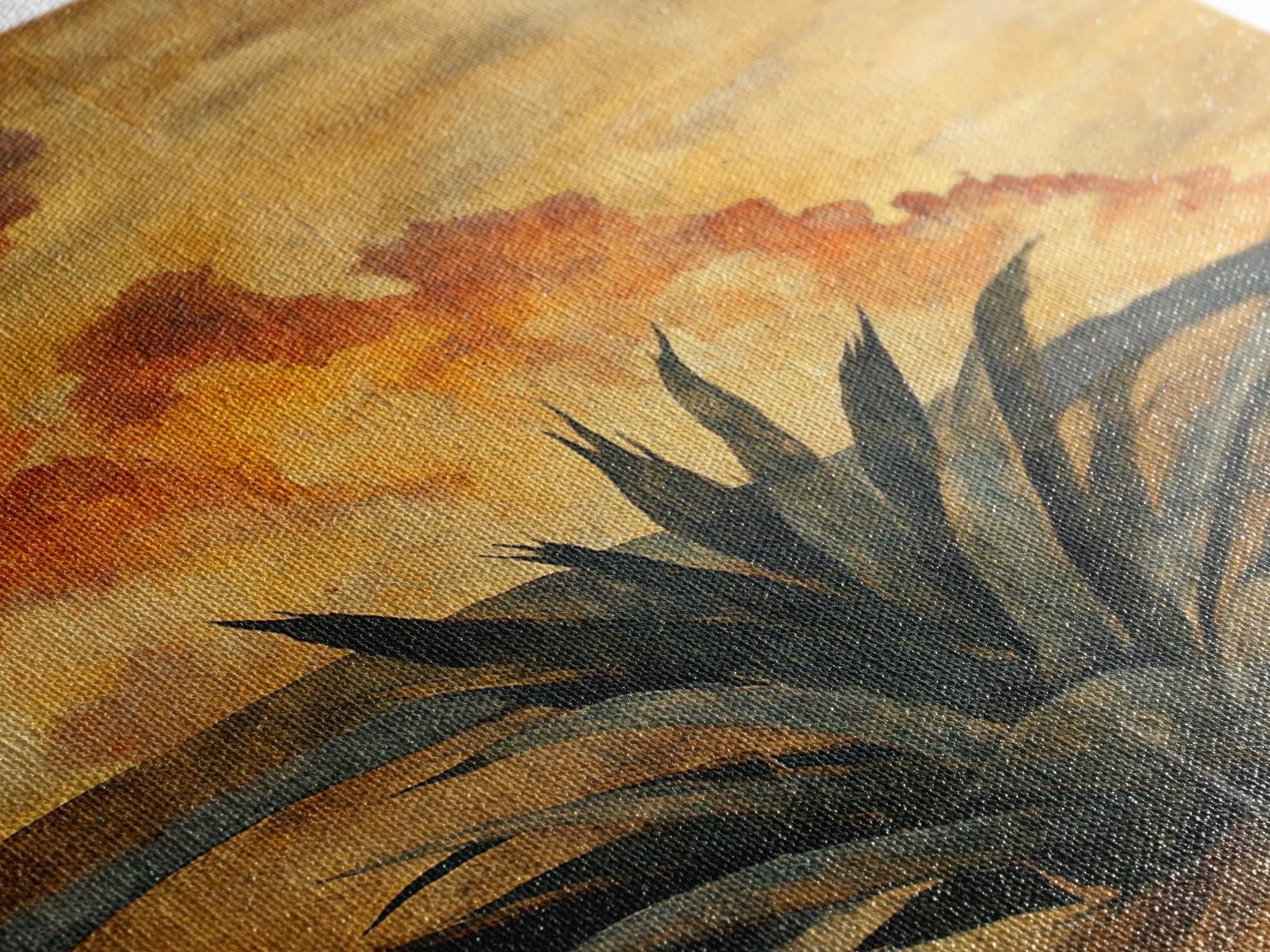 Abstract Agave Painting Print, Chicano Decor, Agave Wall Art, Rustic Farmhouse Decor, Mexicano Art, Agave Wall Art, Southwestern Art