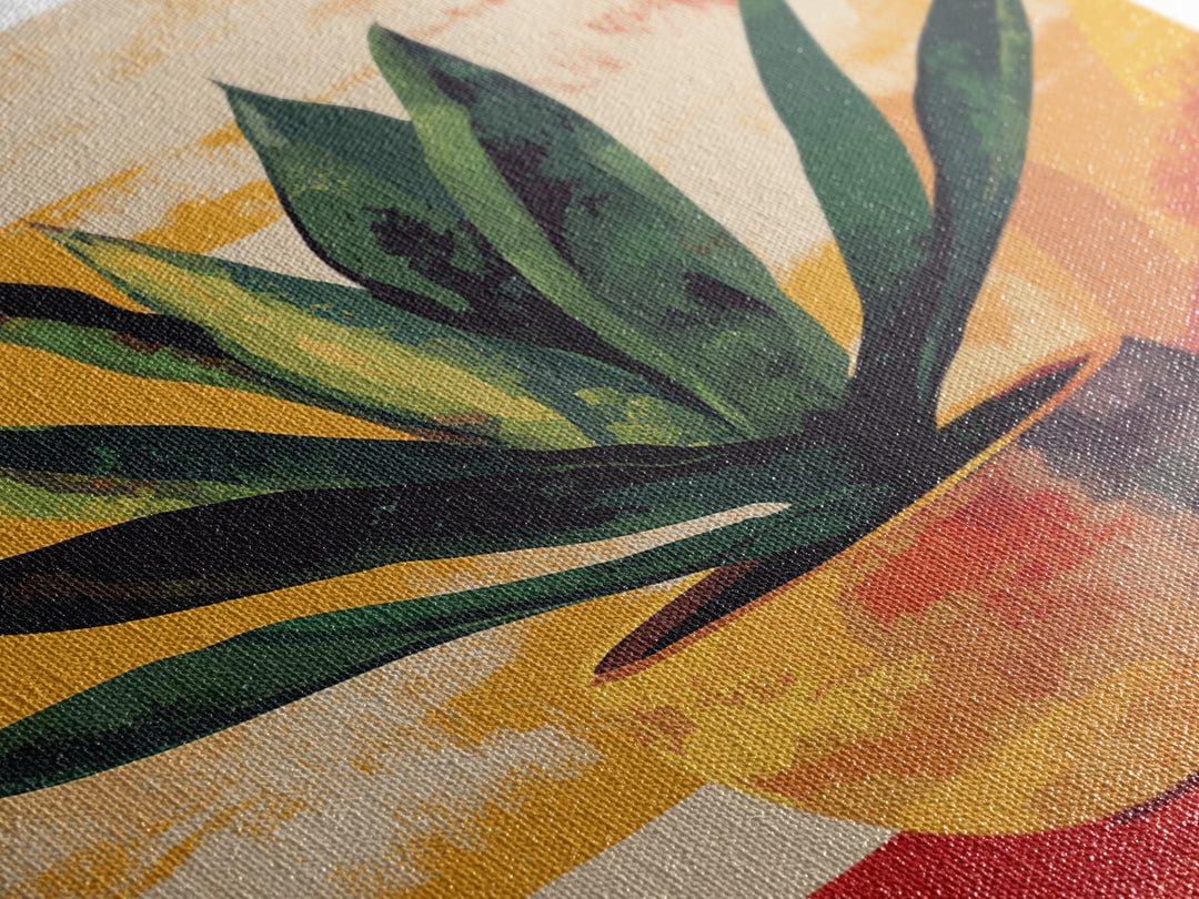 Aloe Vera Painting Print, Mexicano Wall Art, Southwestern Style Art, Arizona Art, Aloe Vera Art Print, Rustic Farmhouse home Decor, Kitchen Art