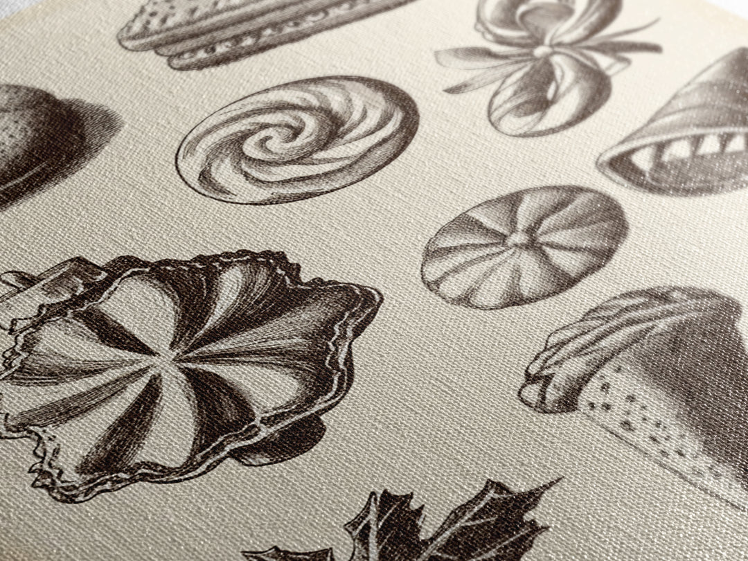 Cute Christmas Cookies Canvas Print - Framed Canvas - Minimalist Christmas Art - Boho Christmas Art - Rustic Christmas Art