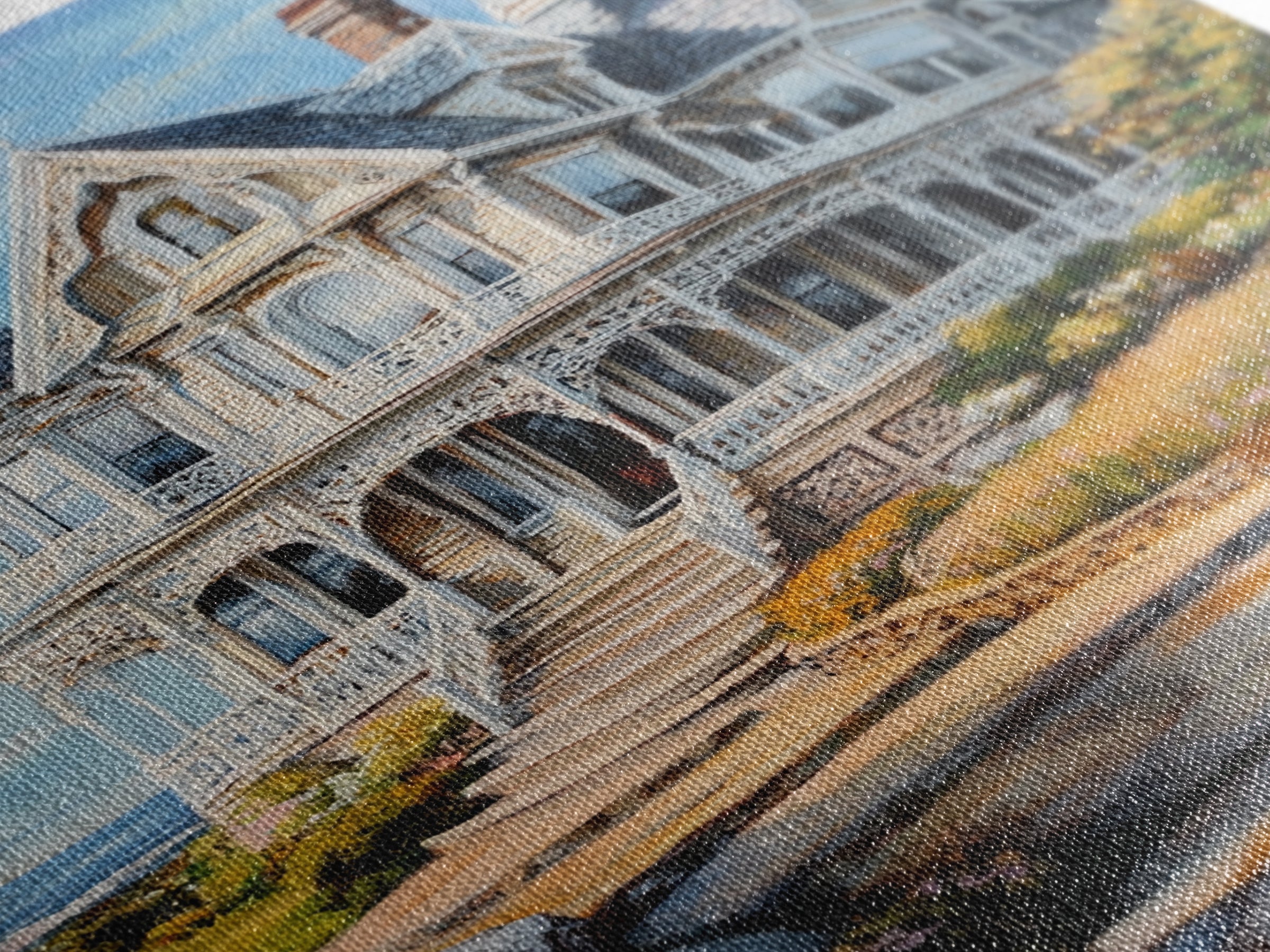 Cape Code Style House Painting Print, Nautical Decor, Maine Oil Painting, Beach House Wall Art