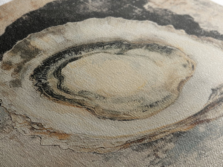 Oyster Painting Print Coastal Watercolor Wall Art Sea Shell Print Minimalist Poster Oyster Shell Painting Oyster Shell Art
