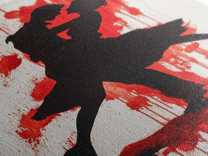 Couple Painting Print, Couple Dancing The Tango, Canvas Print, Wedding Decoration, Wedding Gift, Couple Art, Dancing Couple Art