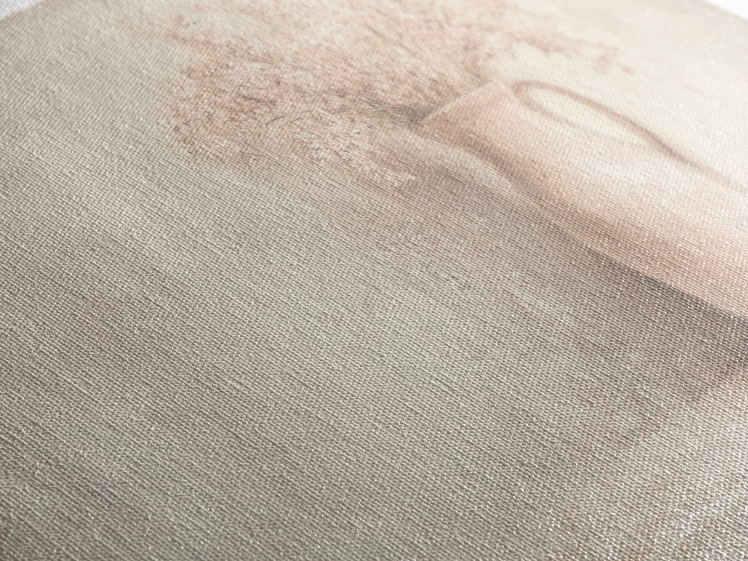 Cute Boho Wall Art For Kitchen or Dining Room, Oil Painting Of a Flower Pot, Cute Decor Idea, Cute Wall Art, Gift For Her