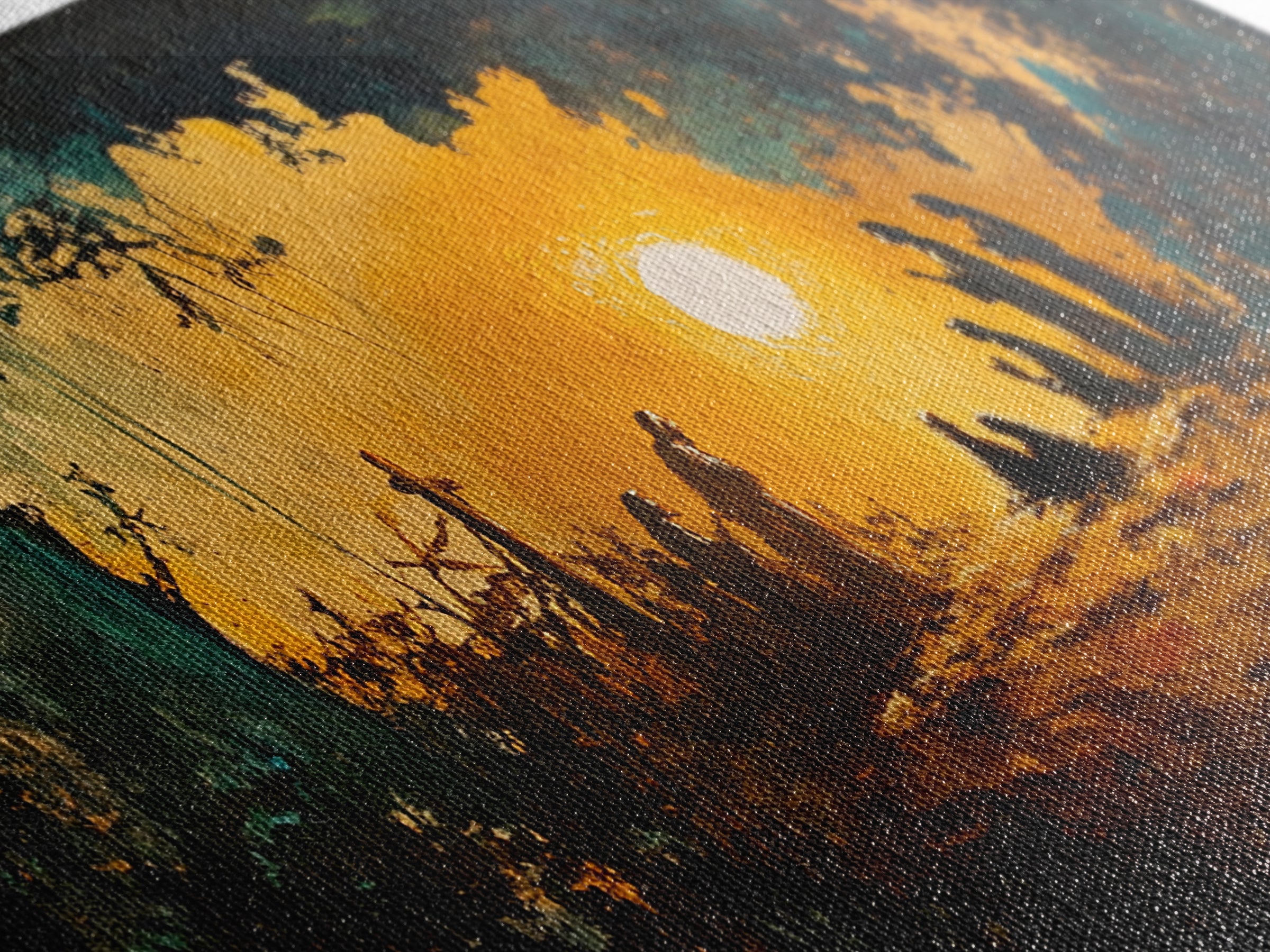 Christmas Nativity Painting on Canvas, Christmas Wall Art, Rustic Christmas Farmhouse Decor, Nativity Oil Painting, Christmas Decor