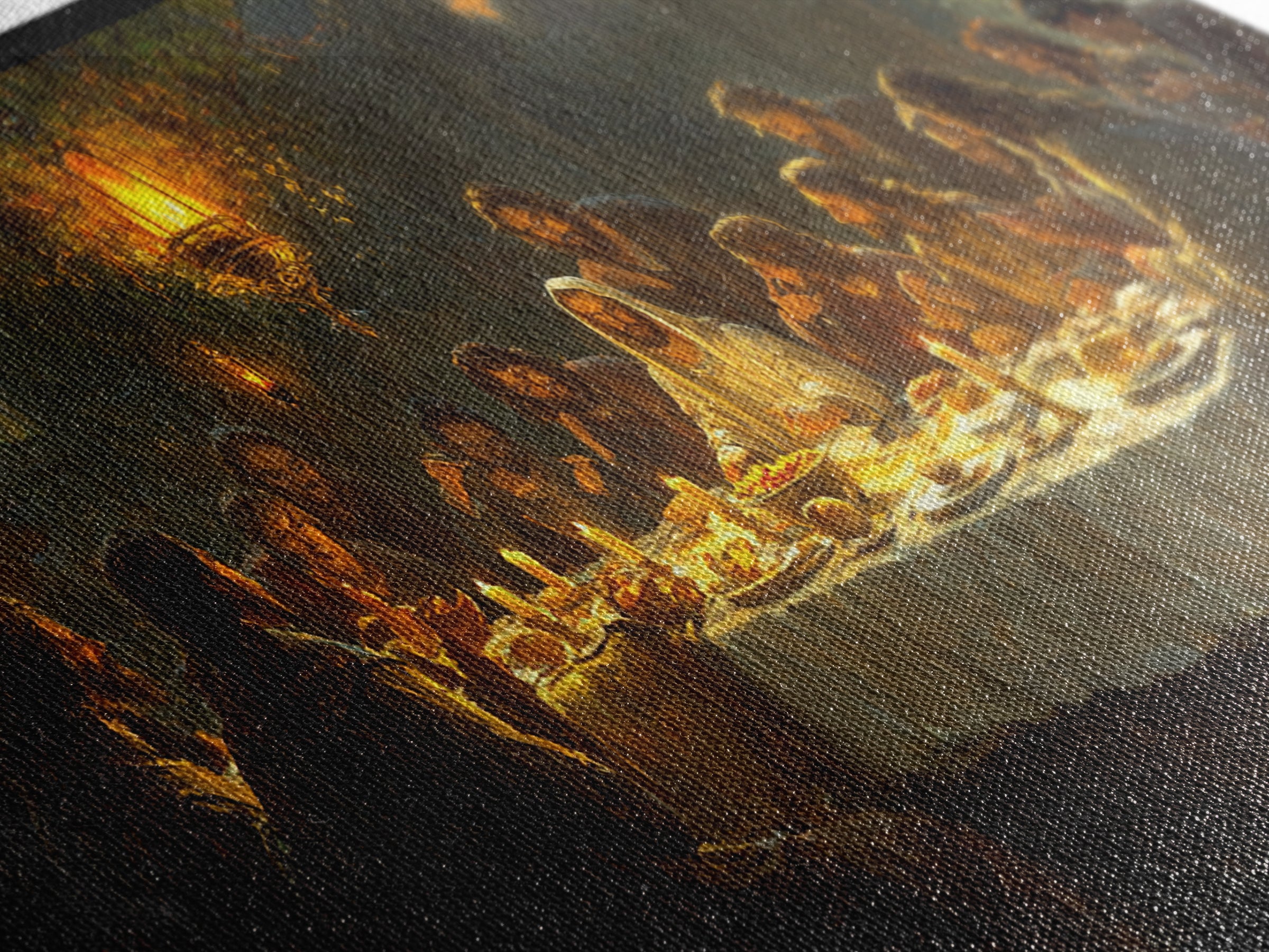 The Last Supper - Framed Canvas Print - Christian Wall Art - Chistmas Home Decor - Last Supper Oil Painting Print - Christian Home Decor