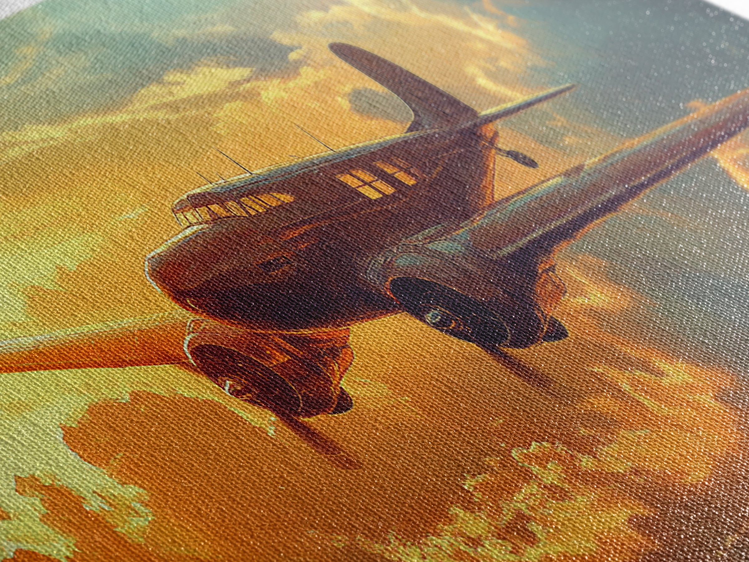 Airplane Wall Art Framed Canvas Print, Man Cave Wall Art, Office Decor, Gift For Him, Dad Gift, Pilot Gift, Retirement Gift Idea