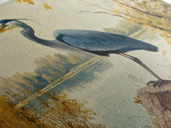 Blue Heron Painting Print | Florida Home Decor | Bird Painting | Nautical Art | Nautical Painting | Lake House Wall Art | Blue Heron Art