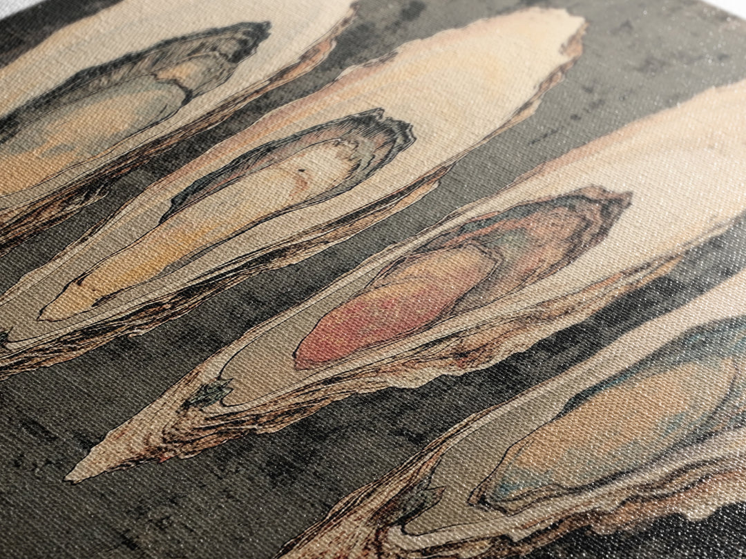 Coastal Landscape Framed Canvas Print Nautical Wall Art Above Sofa Decor Coastal Painting Rustic Decor Living Room Art Gift Idea