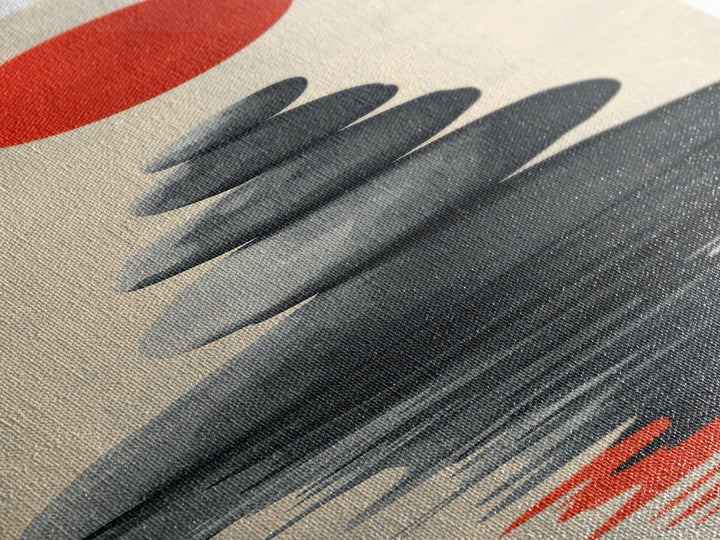 Canvas Print of Zen Art with Stacked Stones, Japanese Inspired, Minimalist Wall Art, Meditative Decor, Above Couch Art, Zen Wall Art, Peaceful Vibe