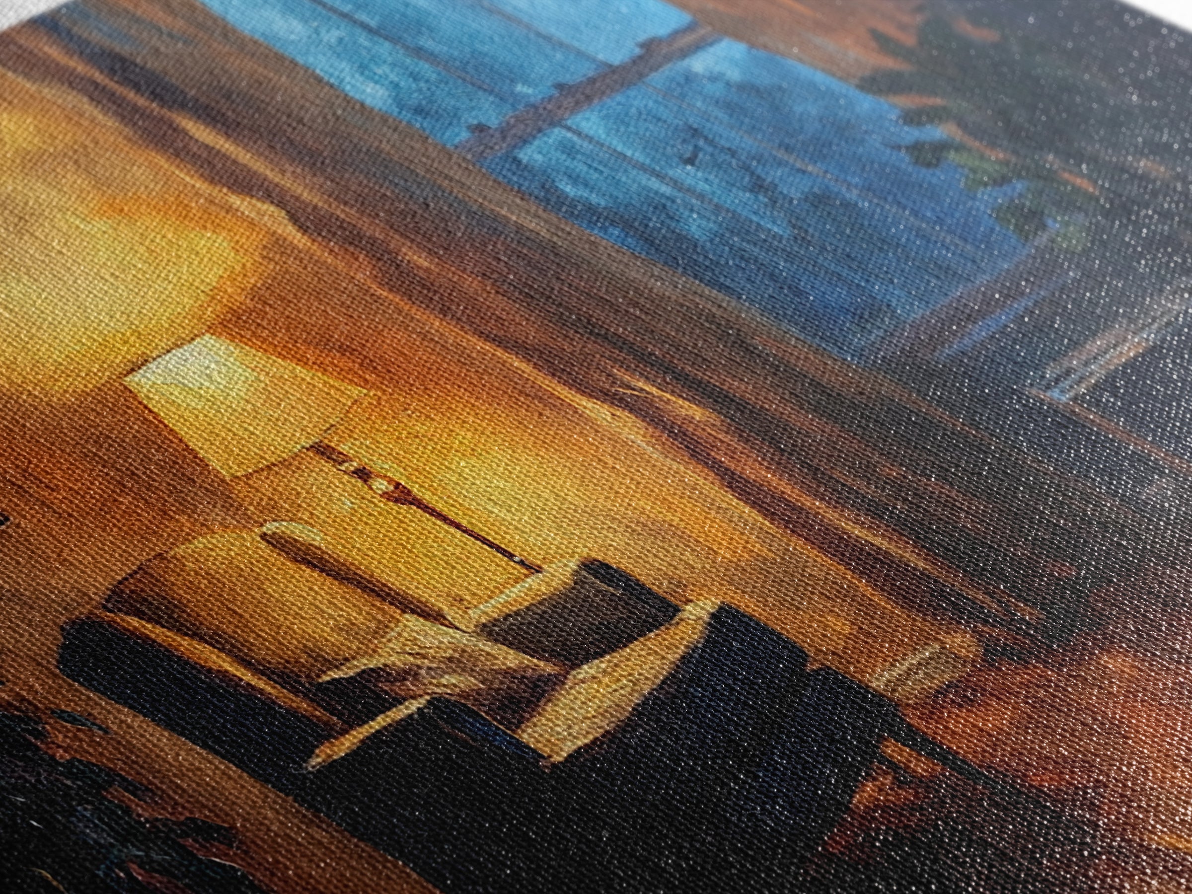 Cozy Armchair Framed Canvas Print, Rustic Living Room Art, Moody Interior Wall Art, Farmhouse Above Sofa Decor, Gift Idea For Him